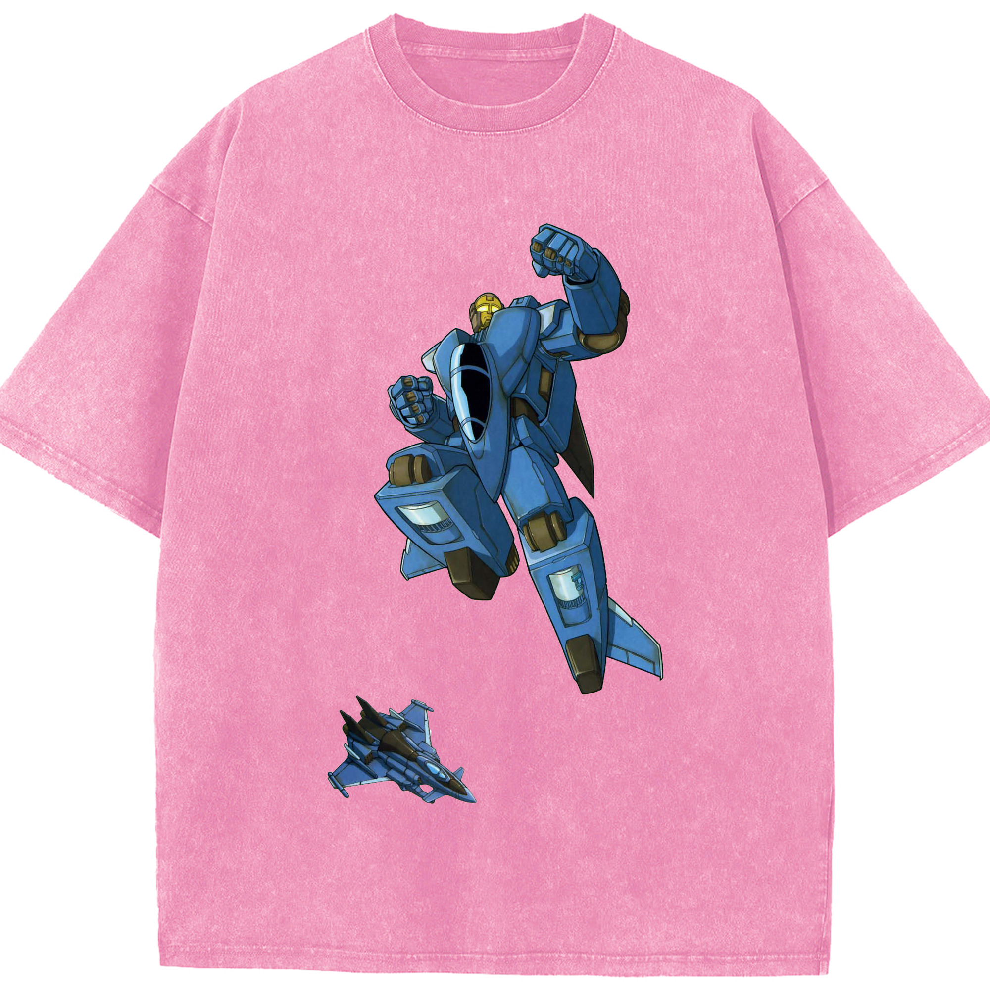 （画像用）  綿100% ヴィンテージ風 半袖Tシャツ（フロントプリント）